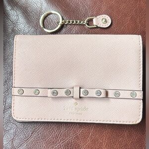 Kate Spade Pink Wallet w/detachable keyring